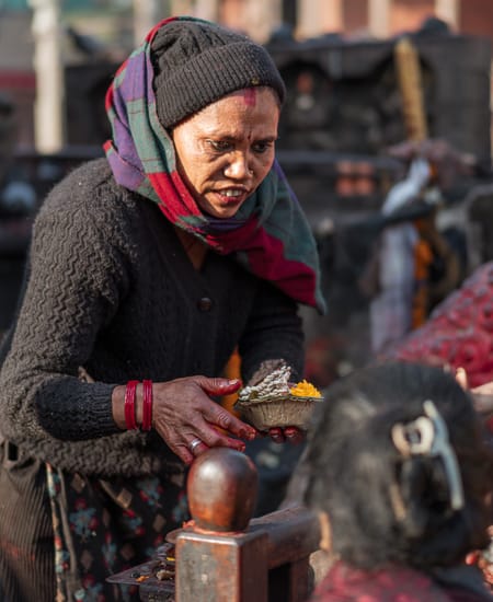 Kathmandu, Nepal - Temples, People and Monkeys.